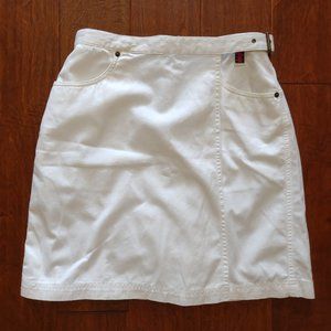Tommy Hilfiger White Jean Skirt Size 8